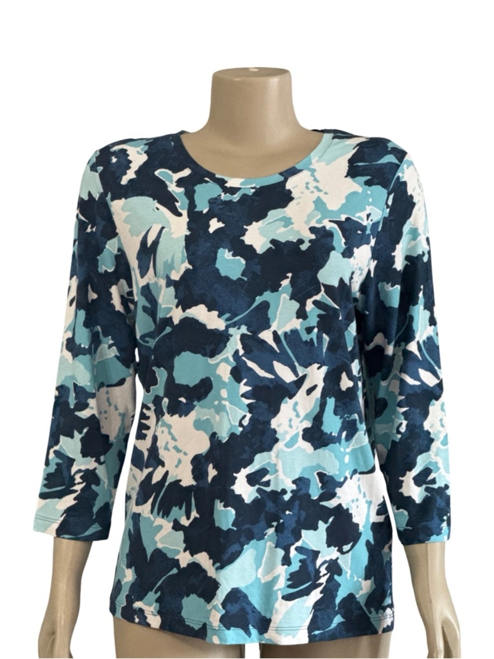 Rabe scandic Vibe Print T-Shirt. Pacific